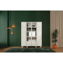 Zeon 4 Kapılı Mdf Gardırop Çok Renkli