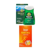 Ocean Vitamin C 1000 mg 2 x 30 Tablet + Mollers Omega 3 60 Kapsül