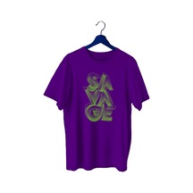 Bluu Savage Sporcu T-Shirt Bisiklet Yaka (528819272) Mor