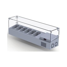 Iceinox Set Üstü Saladbar Cam Kapak Gn 1/4-150: 6 Adet