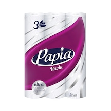 Papia 3 Katlı Kağıt Havlu 12'li Ultra Emici Ve Dayanıklı 2'li Ekonomik Paket - 2 Adet Tarı