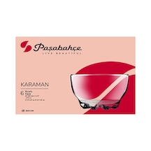 Paşabahçe Karaman Kase 6'lı 280 Cc - 8 Adet Tarı Şeffaf