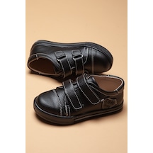Şirin Genç Ortopedik Siyah Erkek Çocuk Ayakkabı-1396-siyah