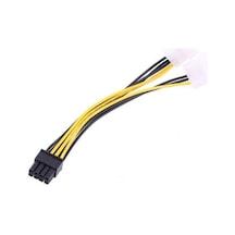 30 cm 8 pin 2x molex pci express güç kablo 30 cm 8 pin 2x erkek molex pci exp gpu kablo