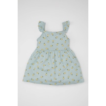 Defacto Kız Bebek Desenli Kolsuz Elbise C0078a524smbe362