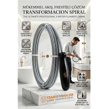 Znv Zenvia Mey İthalat Profesyonel Gider Açıcı Spiral Çelik 3 Metre 723030 Znv2025 Cmn Renkli
