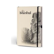 Eski İstanbul Journal Çizgili Lastikli Cumbalı