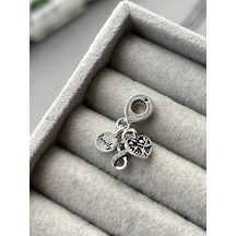 Family Üçlü Sallantılı Charm Gümüş