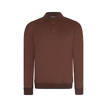 V4007 Dewberry Erkek Sweatshırt-kahve Kahve