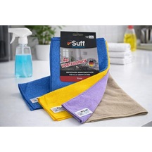 Genel Temizlik Bezi Mikrofiber 4'lü Fırsat Paketi Gül 40x30cm Mix Renk Belirtilmemiş