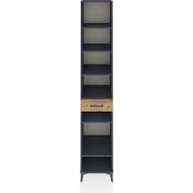 Hyperion Dolap 6 Raflı Tek Çekmeceli 44x44x243 Antrasit-çam Antrasit