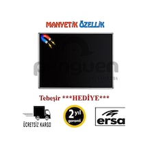 Penguen Alü. Çer. Duvara Monte Manyetik Kara Tahta 50X70