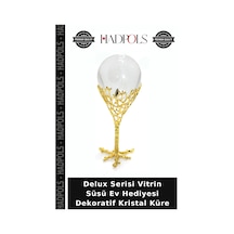 Delux Serisi Vitrin Süsü Ev Hediyesi Dekoratif Kristal Küre
