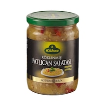 Kühne Közlenmiş Patlıcan Salatası 520 G - Közlenmiş Biber Uyumu 4'li Avantaj Paketi - 4 Adet Tarı
