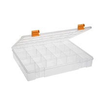 13" Şeffaf Organizer, Darbeye Dayanıklı, 21 Sabit Bölme