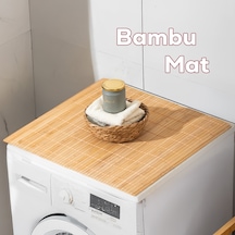 Porsima Pbt-374 Ahşap Bambu Kaymaz Banyo Matı Paspas 45x70cm