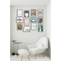 Modern Style 12 Parçalı Mdf Tablo Mck088 Çok Renkli - 713706403 Çok Renkli