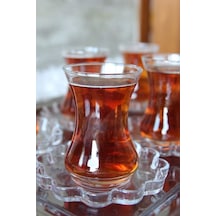 12 Parça Melis Çay Seti 96293 Şeffaf