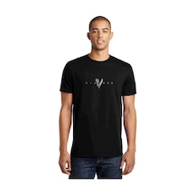 Vikings Baskılı Siyah Erkek Tshirt (528597110)
