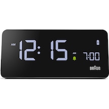 Braun Bc21beu Siyah Dijital Kablosuz Şarjlı Alarmlı Masa Saati Brn.bc21beu
