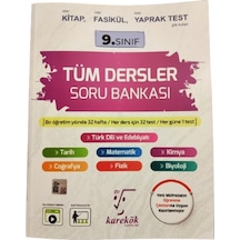 Karekök Yayınları 9. Sınıf Tüm Dersler Soru Bankası 2024