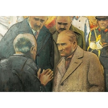 Art Atatürk Ve Depremzede Puzzle (1000 Parça)