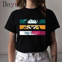 Noıssey Kırmızı Etiket Gala My Hero Academia T Shirt Unisex Model88 17237 Siyah