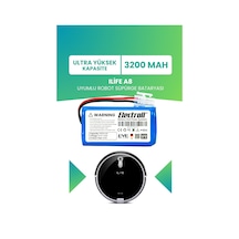 Ilife A8 Uyumlu Batarya Ultra Yüksek Kapasite 3200mah Pil Robot Süpürge Bataryası