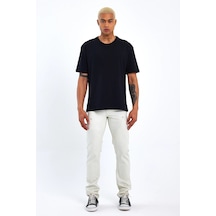 Erkek Bisiklet Yaka Oversize Fit Tişort Spr21y30 001