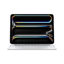 Apple Uyumlu iPad, Pro M4 MWR03TQ/A 11" İçin Magic Türkçe Q Klavye Beyaz