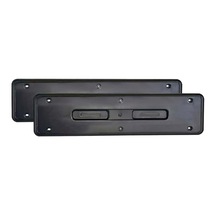 Hummer Tipi Abs Plastik Oto Plakalık Parlak Siyah 1 Takım 2 Adet