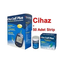 On Call Plus Seker Ölçüm Cihazı +50 Strip Şeker Ölçüm Aleti