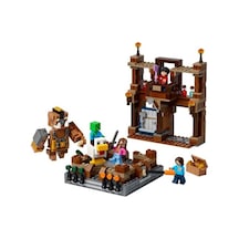 Orman Malikanesi Dövüş Ringi 21272-10 Yaş Üzeri Kız Ve Erkek Çocuklar İçin Tavuk Jokey Ve Duruşu Ayarlanabilir Büyük Domuz Minifigürleri İçeren Yaratıcı Oyuncak Yapım Seti 491 Parça