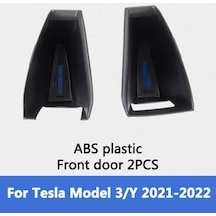 Tesla Model Y Model 3 2021 2022 Ön Kapı İçin 2 Abs-araba Kapı Kolu Saklama Kutusu