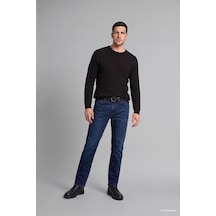 Defacto Relaxed Fit Bisiklet Yaka Basic Triko Kazak G6422ax26aubk81 Siyah-bk81