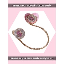 Sahi Aksesuar Bebek Ayak Modeli Emzik Zinciri Seti Bezyı367 Pembe Sahi Aksesuar Bebek Ayak Modeli Emzik Zinciri Seti Bezyı367 Pembe