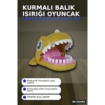 Balık Isırığı Oyunu Pilli Olmayan Kurmalı Eğlenceli Oyuncak Balık - 1 Adet Bx-316493