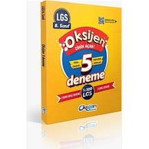 8. Sınıf LGS 2+3 Deneme -  Oksijen Yayınları