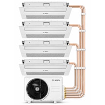 Bosch CL5000M 82- 4 E Multi Tek Yön Kaset 9+ 9 + 9 + 9 İç 28000 BTU Dış Klima