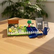 Kutpia Mini Bahçe Çocuk Oyun Ve Eğitim Seti 25x19cm - Sevimli Koyunlar Mavi