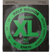 Daddarıo Enr70 Bass Gitar Tel Seti, Half Round Bass, Regular Lıght