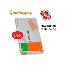 Bactigras Parafinli Antiseptik Tül Sargı Yara Bakım Örtüsü 15cm X 20cm 5 Adet 2027 Ref 7461