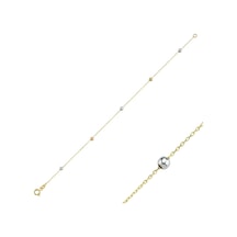 Dorikalı Altın Bileklik 14K Gold 19 Cm Sarı Altın