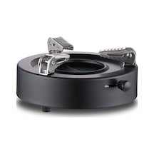 Geeksen Kampanyalı Taşınabilir Alkol Sobası - Ayarlanabilir Alev, Hafif Ve Rüzgara Dayanıklı, Barbekü & Kamp İçin 112 Karakter Siyah