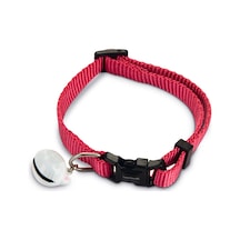Hnrlıshp Beeztees Kedi Boyun Tasması, Zilli, Pembe, 20-30cm