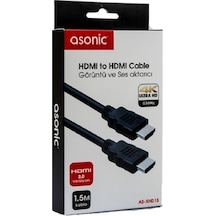 Asonic Xhdm 20- 15 4K Ultra Hd Hdmi Kablo 30 Hz. 1.5 Metre