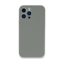 Apple iPhone Uyumlu,  13 Pro Max Kılıf Lansman Legant Silikon - Gri