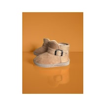 Gezer Unisex Çocuk Kışlık Rahat Taban Ev Bahçe Panduf Camel