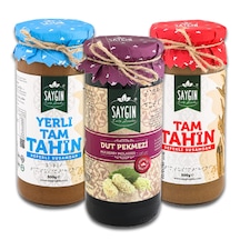 Saygın Tahin + Dut Pekmezi + Tam Tahin 3 x 500 G