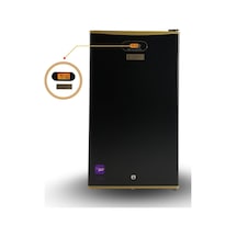 Kaizer Germany 95 Litre Siyah Rose Gold Dijital Göstergeli 12/24/220 V Buzdolabı